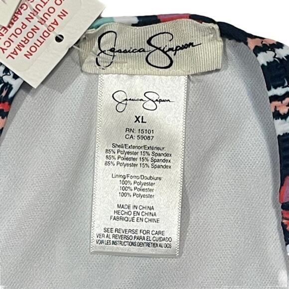 Jessica Simpson Cutout Swimsuit‎ Bathing Suit Removable Strap XL - Picture 7 of 9